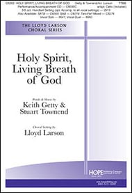 Holy Spirit, Living Breath of God TTBB choral sheet music cover Thumbnail